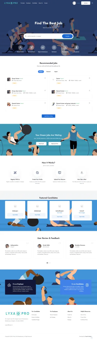 Lyxapro website designed and developed by Priyesh Infotech